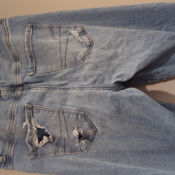 AE brand new high wasted stretchy distressed jeggings size 8 - Picture 5 of 5